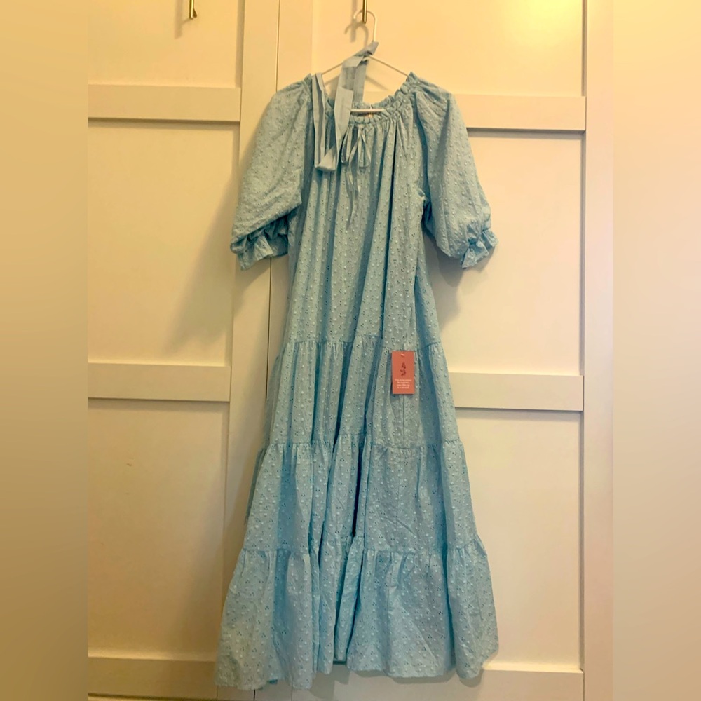Ivy City Co Sky Blue Dress